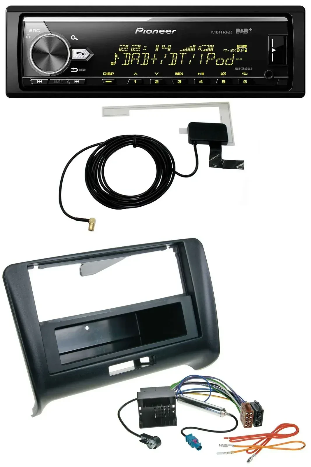 Автомагнитола для Audi TT (2006-2014) Pioneer Bluetooth, DAB, USB, MP3, Quadlock