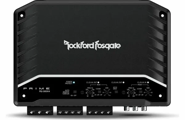 Rockford Fosgate R2-300X4 300W 4-Channel Class D Subwoofer Car Amplifier