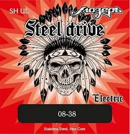 Струны для электрогитары Мозеръ SH-UL Steel Drive 8-38