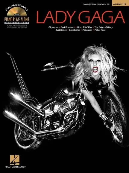 Ноты MusicSales PIANO PLAY ALONG VOLUME 119 LADY GAGA PF BK/CD