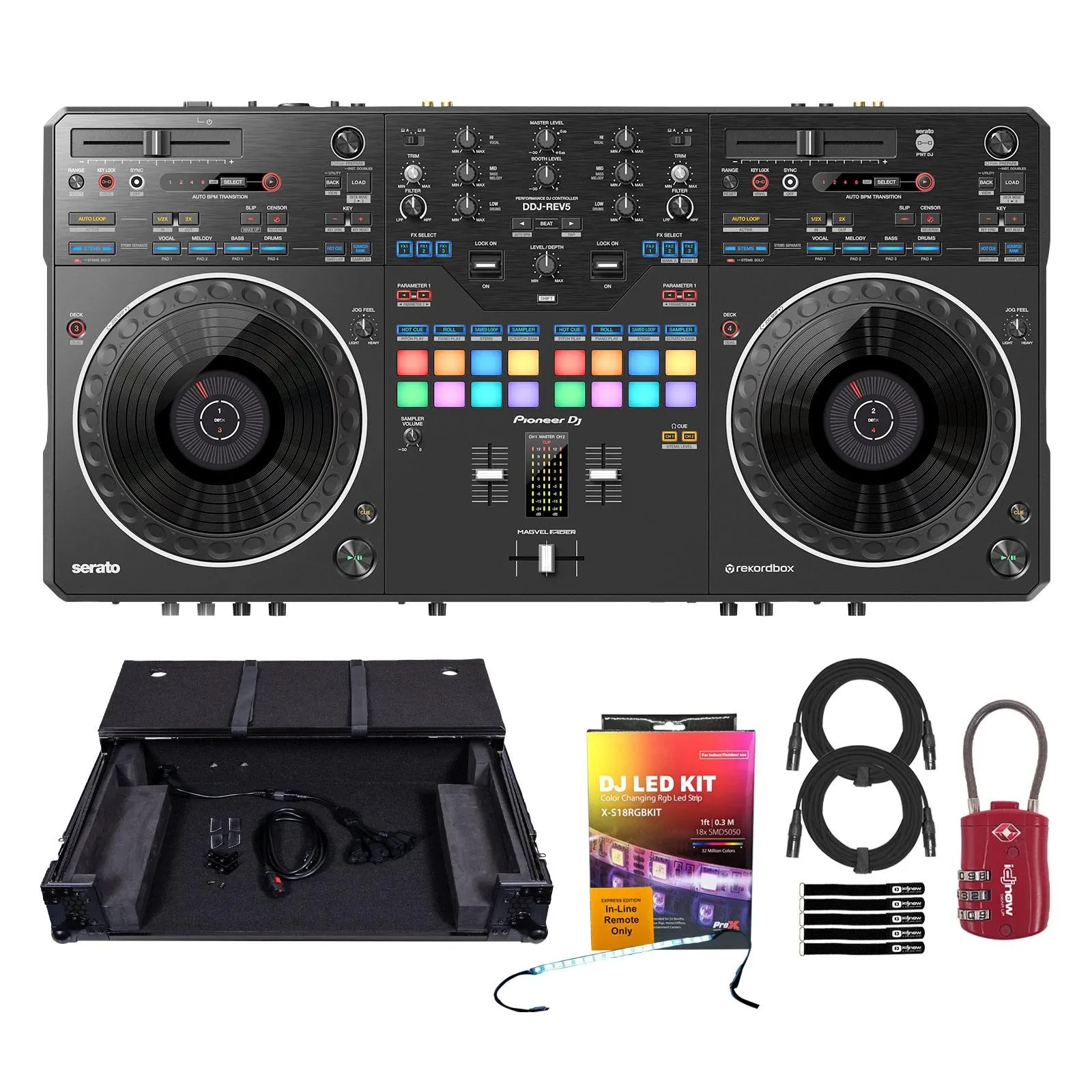 DJ-контроллер Pioneer DDJ-REV5 с кейсом Headliner