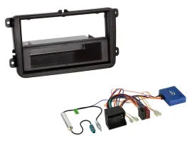 Einbauset CAN-Bus DIN Autoradio für Skoda Fabia 2007-2014 schwarz