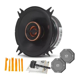 Infinity REF-4032CFX 70W RMS 4" 2-Way Car Speakers + Accessories