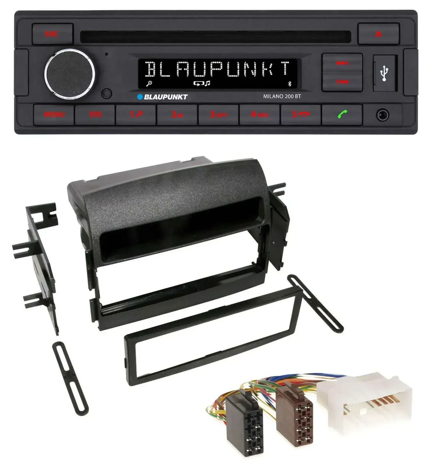 Blaupunkt MP3 USB CD Bluetooth AUX Autoradio für Hyundai Sonata (NF, 2005-2008)