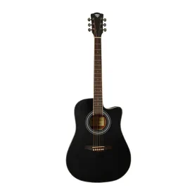 Акустическая гитара Rockdale Aurora D6 C Black Satin