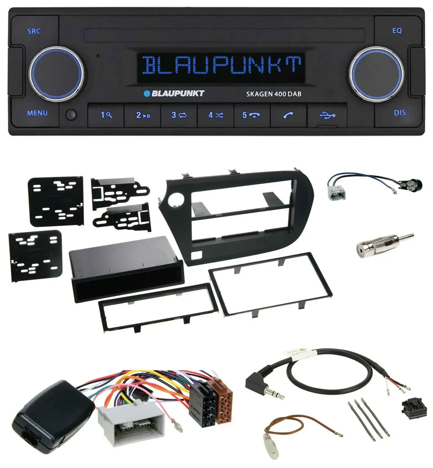Blaupunkt DAB USB Bluetooth Lenkrad Autoradio für Honda Insight ZE2 2009-2013