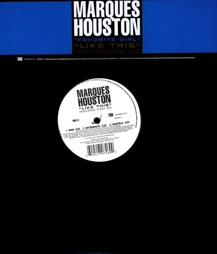 Виниловая пластинка Marques Houston - Like This [New 12" Vinyl]