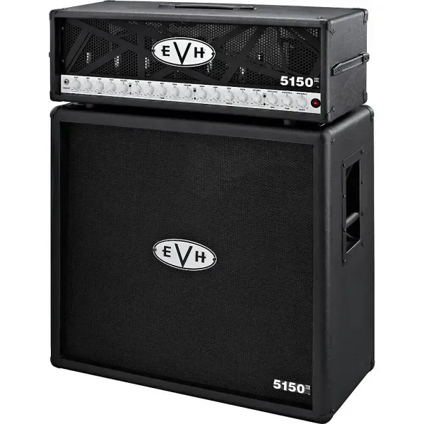 EVH 5150 III Head and 4x12 Half Stack Black