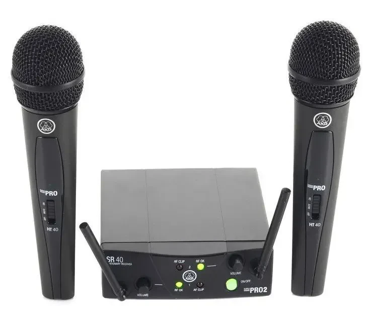 Аналоговая радиосистема с ручными микрофонами AKG WMS40 Mini2 Vocal Set US45AC