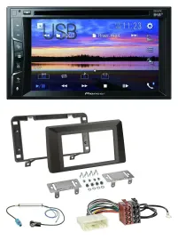 Pioneer Bluetooth 2DIN USB DVD DAB MP3 Autoradio für Dacia Duster (ab 2021)