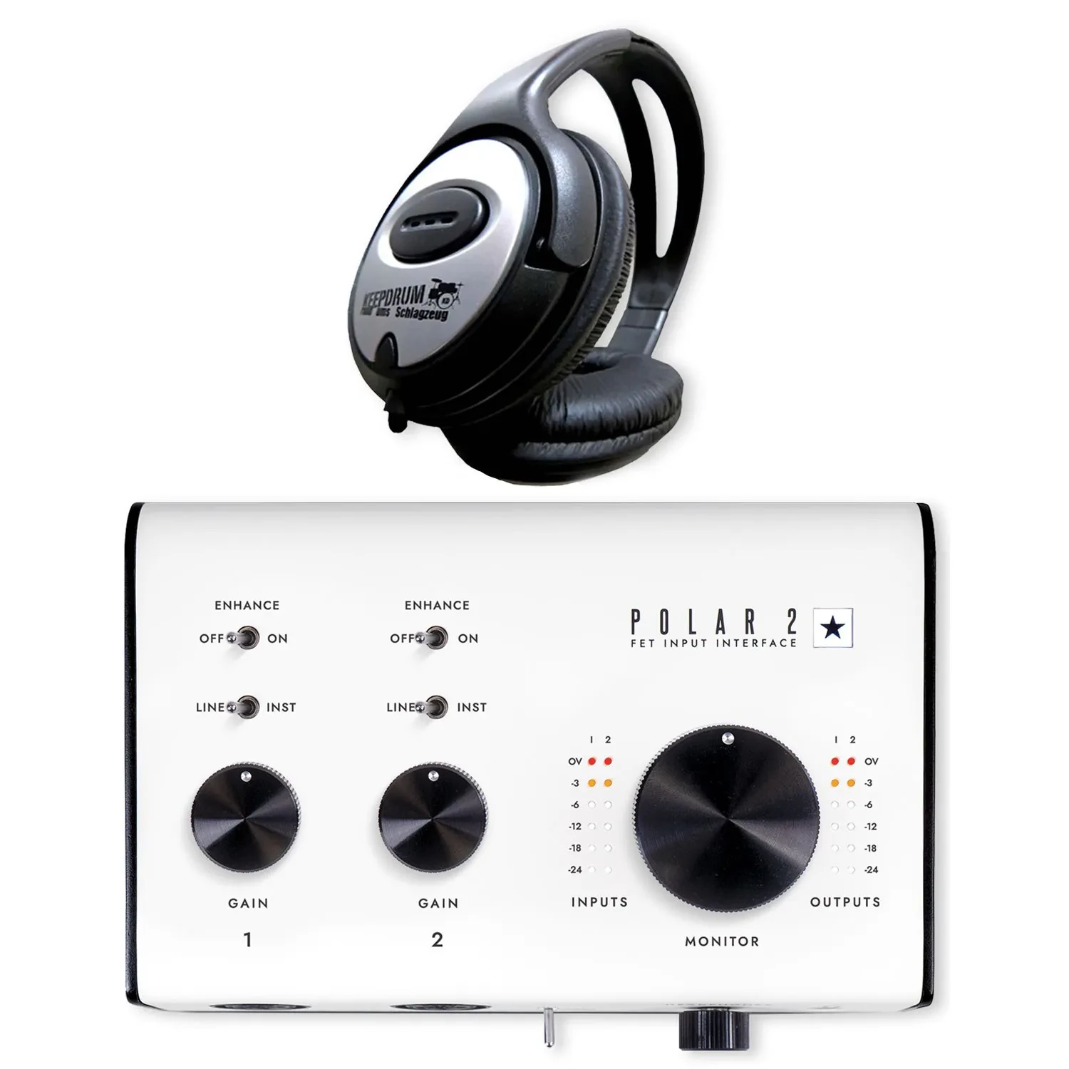 Blackstar Polar 2 Audio-Interface 2-Kanal mit keepdrum Kopfhörer