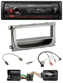 Автомагнитола Pioneer USB, DAB, Bluetooth для Ford C‑Max/Focus/Galaxy (с 2007), с поддержкой кнопок на руле