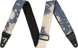 FENDER Tie Dye Acid Wash Strap, Faded Navy