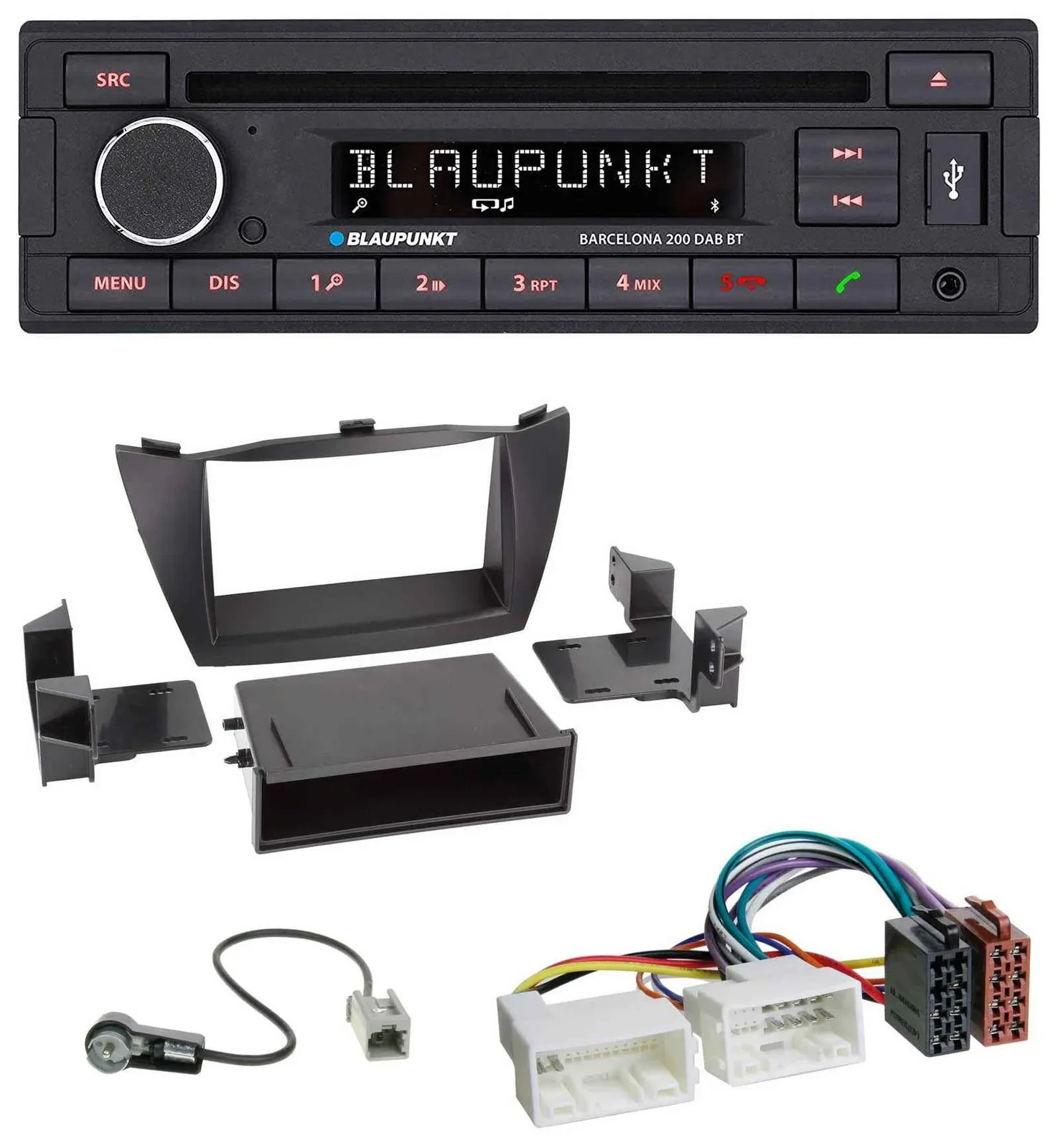 Blaupunkt USB DAB CD Bluetooth MP3 Autoradio für Hyundai Tucson (2010-2015)