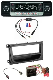 Dietz MP3 DAB Bluetooth USB Autoradio für Ford Mondeo S-Max 07-14 Ablagefach sch