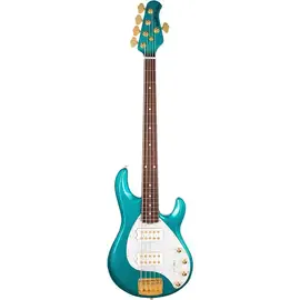 Бас-гитара Ernie Ball Music Man StingRay5 Special HH 5-String Bass Guitar Ocean Sparkle
