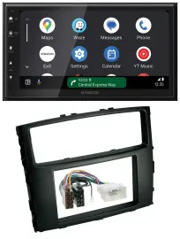 Автомагнитола для Mitsubishi Pajero (2006–2014) Kenwood 2DIN, DAB, Bluetooth, USB, MP3