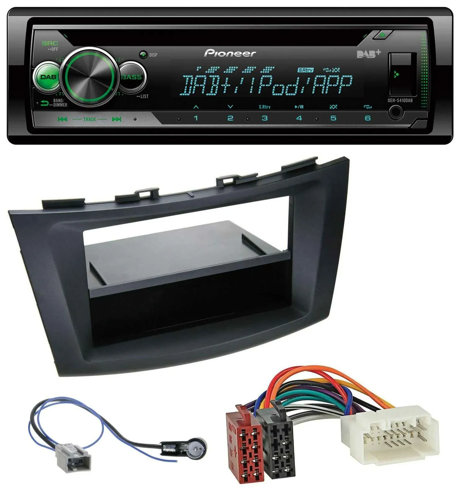 Автомагнитола для Suzuki Swift Pioneer CD/USB/AUX, DAB, MP3