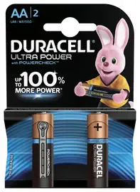 Элемент питания Duracell LR6 Ultra Power AA (2 штуки)