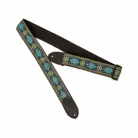 Ремень для гитары Gretsch Guitar Strap, Blue / Orange Black End