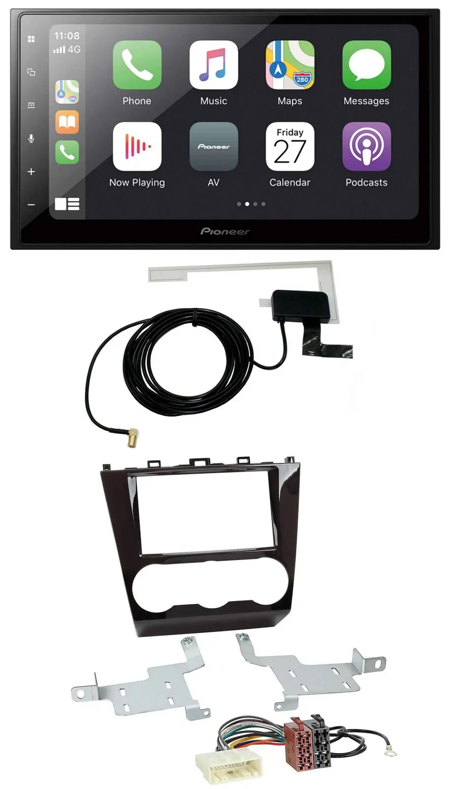 Автомагнитола для Subaru Forester (с 2015) Pioneer 2-DIN, Bluetooth, DAB, USB, MP3