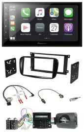 Pioneer Lenkrad Bluetooth DAB 2DIN USB Autoradio für Ford Focus C-Max CAN-Bus gl
