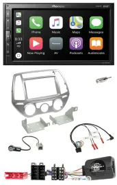 Pioneer USB Lenkrad DAB 2DIN Bluetooth Autoradio für Hyundai i20 2012-2014 man.