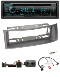 Kenwood Bluetooth DAB CD Lenkrad USB Autoradio für Renault Megane Scenic 96-00 a