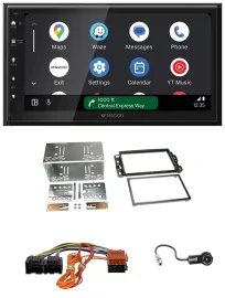 Автомагнитола для Cadillac BLS (2006–2010) Kenwood 2-DIN, DAB, Bluetooth, USB, MP3