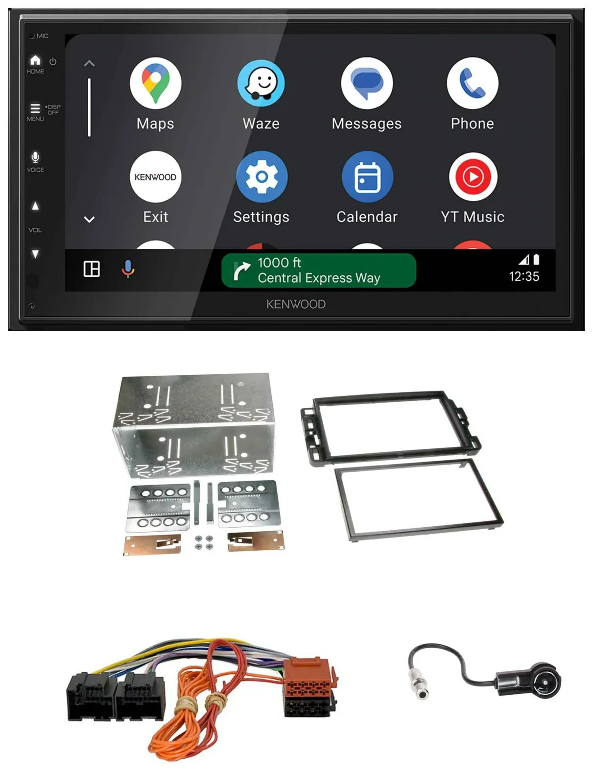 Автомагнитола для Cadillac BLS (2006–2010) Kenwood 2-DIN, DAB, Bluetooth, USB, MP3