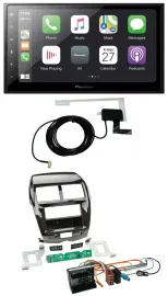 Pioneer USB MP3 2DIN Bluetooth DAB Autoradio für Citroen C4 Mitsubishi ASX Peuge