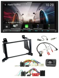 Kenwood Lenkrad 2DIN USB DAB Bluetooth Autoradio für Hyundai Santa Fe CM 2009-20