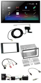 Pioneer DAB Lenkrad Bluetooth 2DIN USB Autoradio für Ford Kuga 2008-12 schwarz