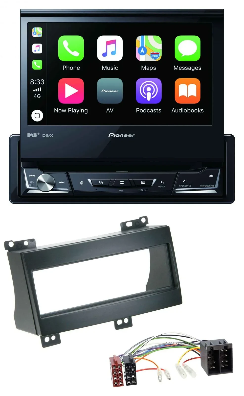 Pioneer DVD Bluetooth DAB USB MP3 Autoradio für Kia Ceed (2007-2009)