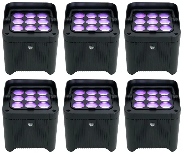 Светодиодный прибор Chauvet DJ Freedom Par H9 IP RGBAW+UV (6 штук)
