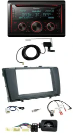 Автомагнитола Pioneer 2DIN DAB USB CD Bluetooth для Toyota Avensis (2009–2011)