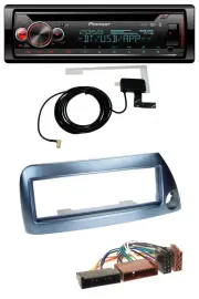 Pioneer DAB CD MP3 USB Bluetooth Autoradio für Ford Ka bis 2008 blau-metallic