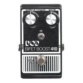 DigiTech DOD Boost 410 Bifet Black Boost and Buffer Pedal All Metal Chassis