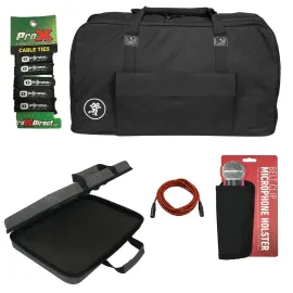 Mackie Thump15A/BST Padded Protective Speaker Bag + Storage Case + Accessories