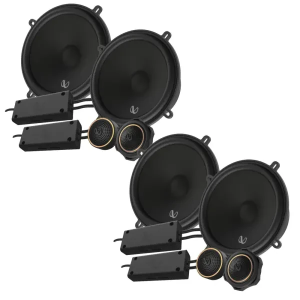 (2 Pairs) Infinity Kappa 503CF 320W RMS 5.25" Component Speakers