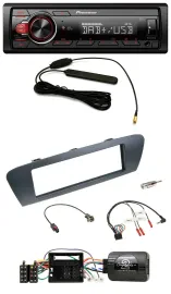 Автомагнитола для Renault Grand Scenic (с 2020) Pioneer DAB, 1-DIN, USB, поддержка управления на руле, поддержка MP3