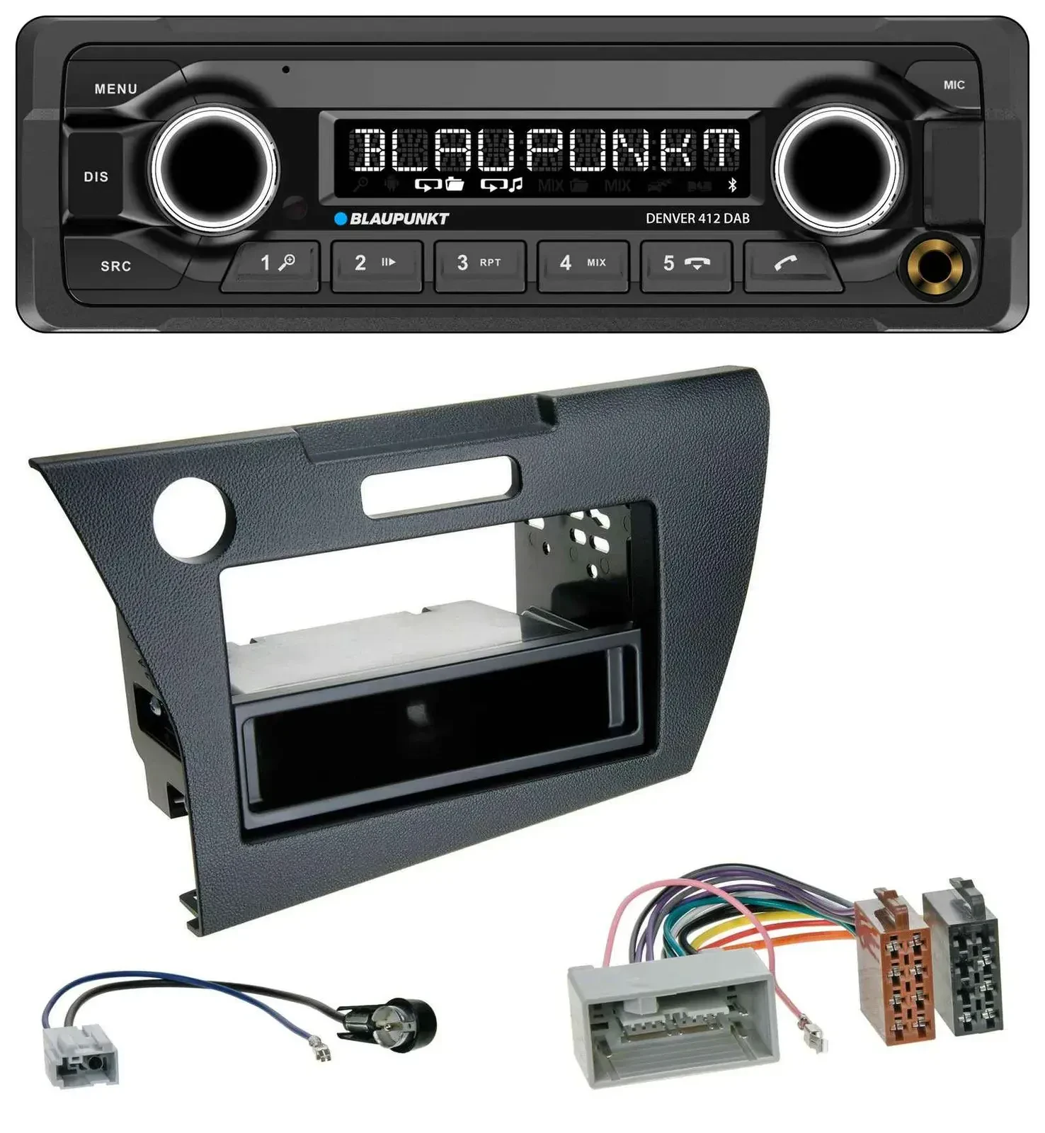 Blaupunkt Bluetooth DAB MP3 USB Autoradio für Honda CR-Z (ZF1, ab 2010)