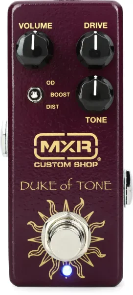 Педаль эффектов для электрогитары MXR CSP039 Duke Of Tone Overdrive