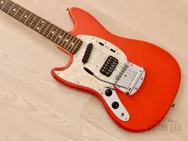 Гитара 2012 Fender Kurt Cobain Mustang Left-Handed Fiesta Red, Japan MIJ