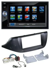 Автомагнитола для Kia Ceed (с 2012) Blaupunkt 2DIN, Bluetooth, MP3, USB, AUX, SD, черная
