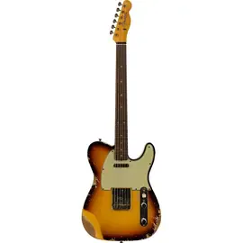 Электрогитара Fender Custom LE 60 Telecaster Custom Heavy Relic Faded Aged Choco Snbrst
