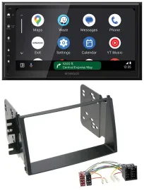 Kenwood DAB Bluetooth USB MP3 2DIN Autoradio für Kia Soul (AM, 2008-2011)