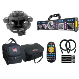 SPIN-TRIX Motion Beam BEAM-JAM Light DJ Stage Effect Fixtures Pack