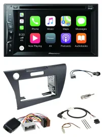 Pioneer Lenkrad USB DVD Bluetooth DAB 2DIN Autoradio für Honda CR-Z 2010-2013