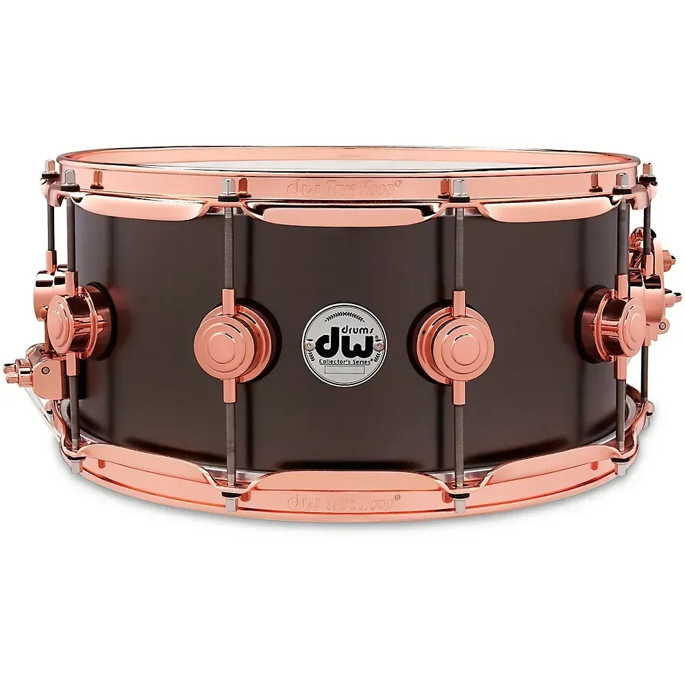 Малый барабан DW Collector's Series Brass 14x6.5 Satin Black Over Brass